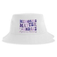 Memories Matter End Alz AlzheimerS Awareness Sustainable Bucket Hat