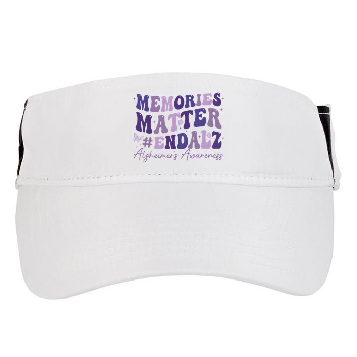 Memories Matter End Alz AlzheimerS Awareness Adult Drive Performance Visor