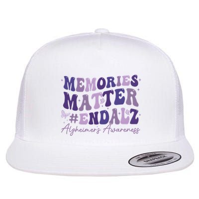 Memories Matter End Alz AlzheimerS Awareness Flatbill Hat
