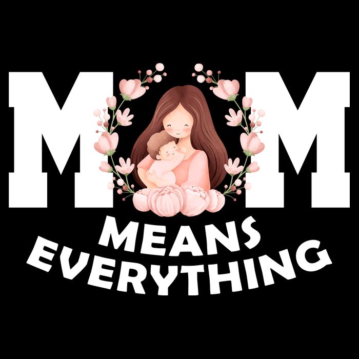 Mom Means Everything Cute Mothers Day Gift Bucket Hat