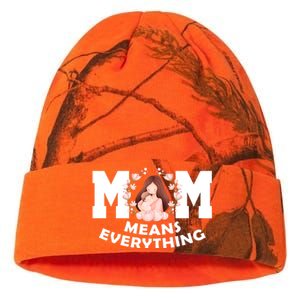 Mom Means Everything Cute Mothers Day Gift Kati Licensed 12" Camo Beanie