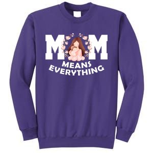 Mom Means Everything Cute Mothers Day Gift Sweatshirt