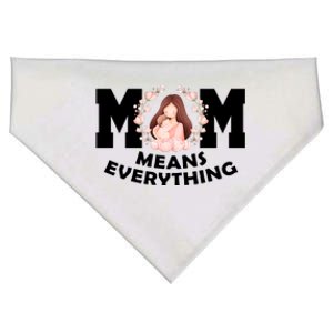 Mom Means Everything Cute Mothers Day Gift USA-Made Doggie Bandana