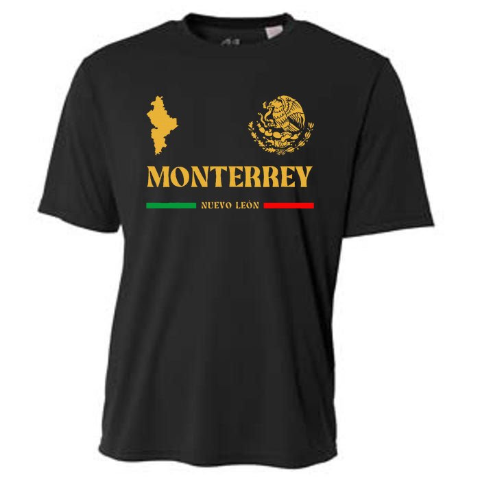 Monterrey Mexico Emblem Monterrey Cooling Performance Crew T-Shirt