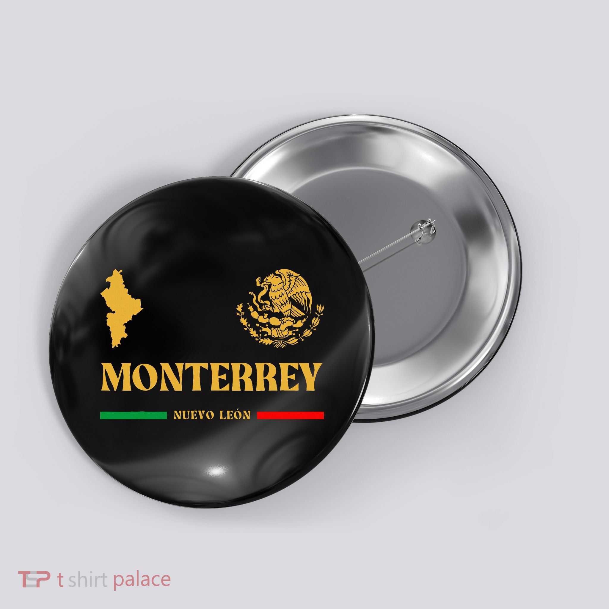 Monterrey Mexico Emblem Monterrey Button