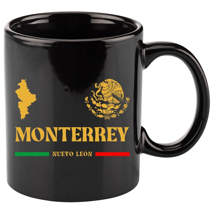 Monterrey Mexico Emblem Monterrey 11oz C Handle Ceramic Mug