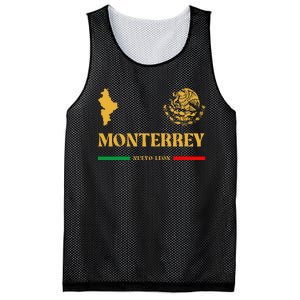 Monterrey Mexico Emblem Monterrey Mesh Reversible Basketball Jersey Tank