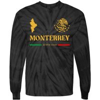 Monterrey Mexico Emblem Monterrey Tie-Dye Long Sleeve Shirt