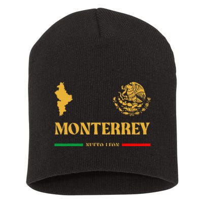 Monterrey Mexico Emblem Monterrey Short Acrylic Beanie