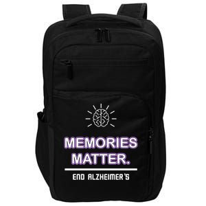 Memories Matter End Alzheimer's Impact Tech Backpack