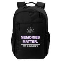 Memories Matter End Alzheimer's Backpack