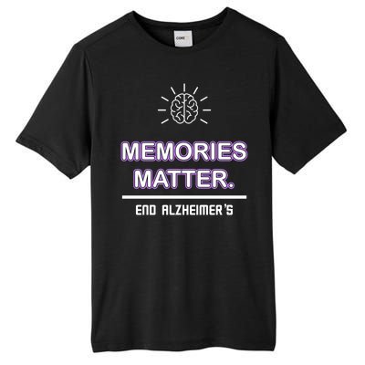 Memories Matter End Alzheimer's Tall Fusion ChromaSoft Performance T-Shirt