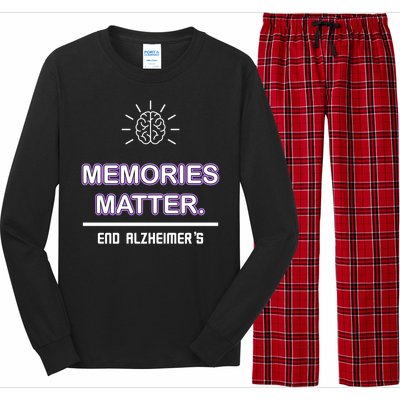 Memories Matter End Alzheimer's Long Sleeve Pajama Set