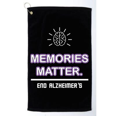 Memories Matter End Alzheimer's Golf Towel