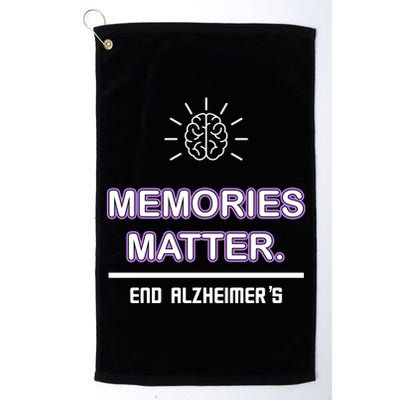 Memories Matter End Alzheimer's Platinum Collection Golf Towel