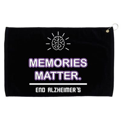 Memories Matter End Alzheimer's Grommeted Golf Towel