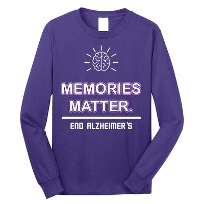 Memories Matter End Alzheimer's Long Sleeve Shirt