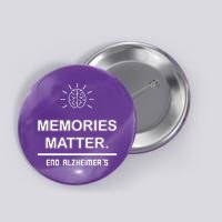 Memories Matter End Alzheimer's Button