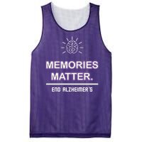 Memories Matter End Alzheimer's Mesh Reversible Basketball Jersey Tank