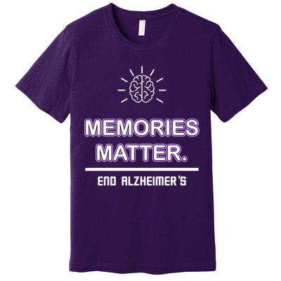 Memories Matter End Alzheimer's Premium T-Shirt