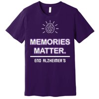 Memories Matter End Alzheimer's Premium T-Shirt