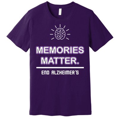 Memories Matter End Alzheimer's Premium T-Shirt