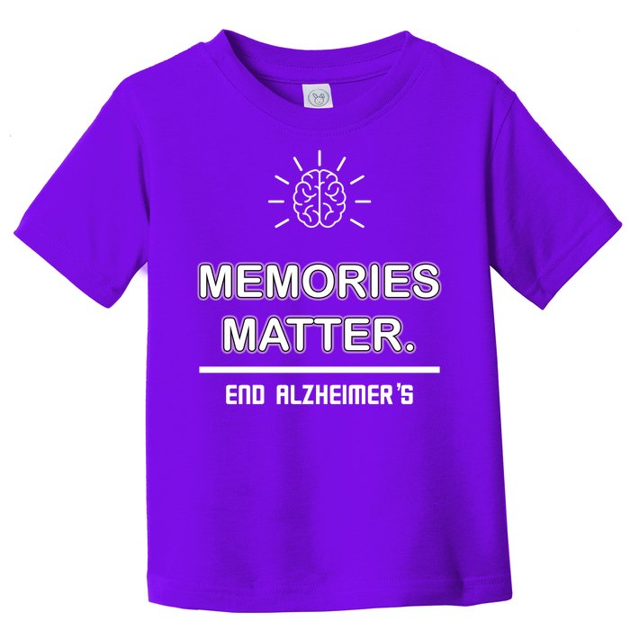 Memories Matter End Alzheimer's Toddler T-Shirt