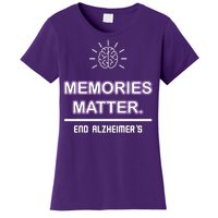 Memories Matter End Alzheimer's Women's T-Shirt