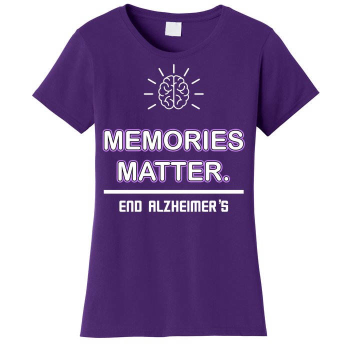 Memories Matter End Alzheimer's Women's T-Shirt