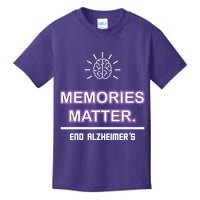 Memories Matter End Alzheimer's Kids T-Shirt