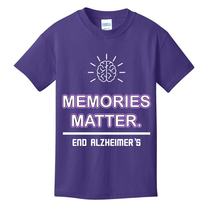 Memories Matter End Alzheimer's Kids T-Shirt