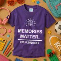 Memories Matter End Alzheimer's Kids T-Shirt