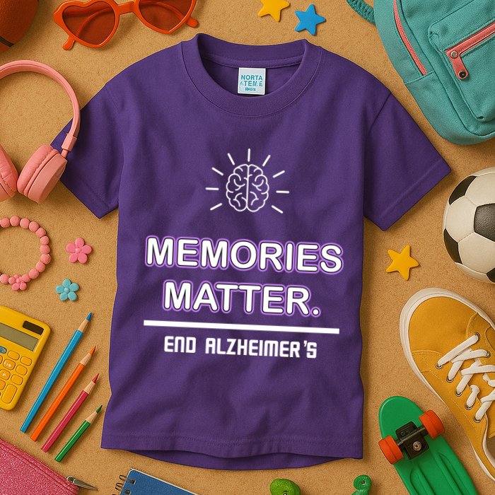 Memories Matter End Alzheimer's Kids T-Shirt