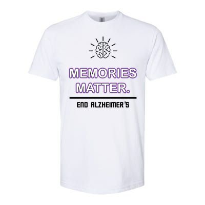 Memories Matter End Alzheimer's Softstyle CVC T-Shirt