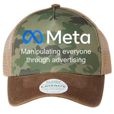 Meta Manipulating Everyone Through Advertising Legacy Tie Dye Trucker Hat