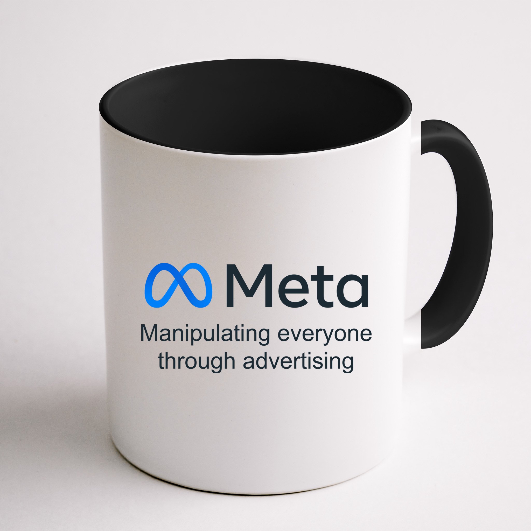 Meta Manipulating Everyone Through Advertising Mug