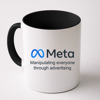 Meta Manipulating Everyone Through Advertising Mug