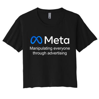 Meta Manipulating Everyone Through Advertising Crop Top