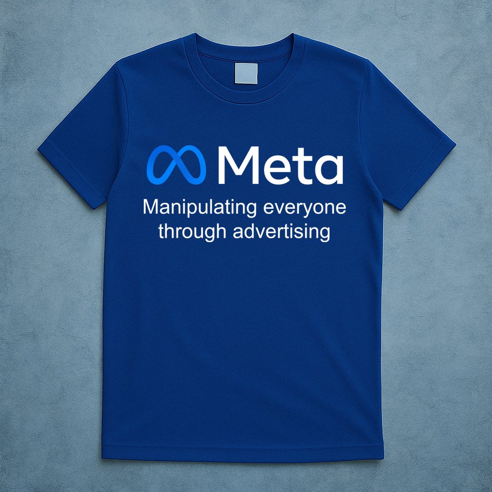Meta Manipulating Everyone Through Advertising T-Shirt
