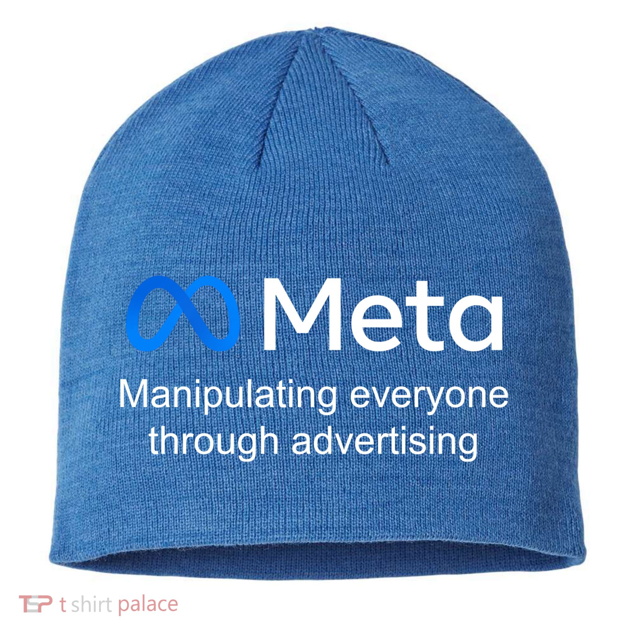 Meta Manipulating Everyone Through Advertising Sustainable Beanie