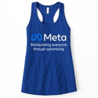 Meta Manipulating Everyone Through Advertising Womens Tank Top