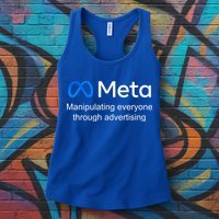 Meta Manipulating Everyone Through Advertising Womens Tank Top