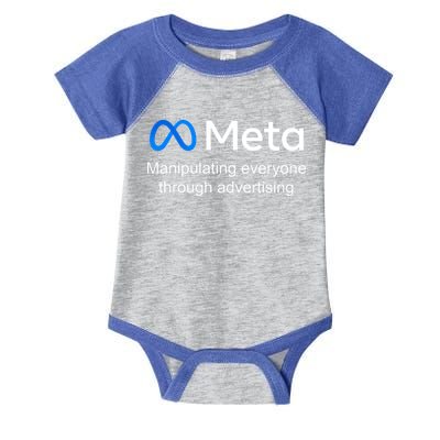 Meta Manipulating Everyone Through Advertising Infant Baby Jersey Bodysuit