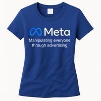 Meta Manipulating Everyone Through Advertising Womens T-Shirt