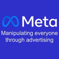 Meta Manipulating Everyone Through Advertising Womens T-Shirt