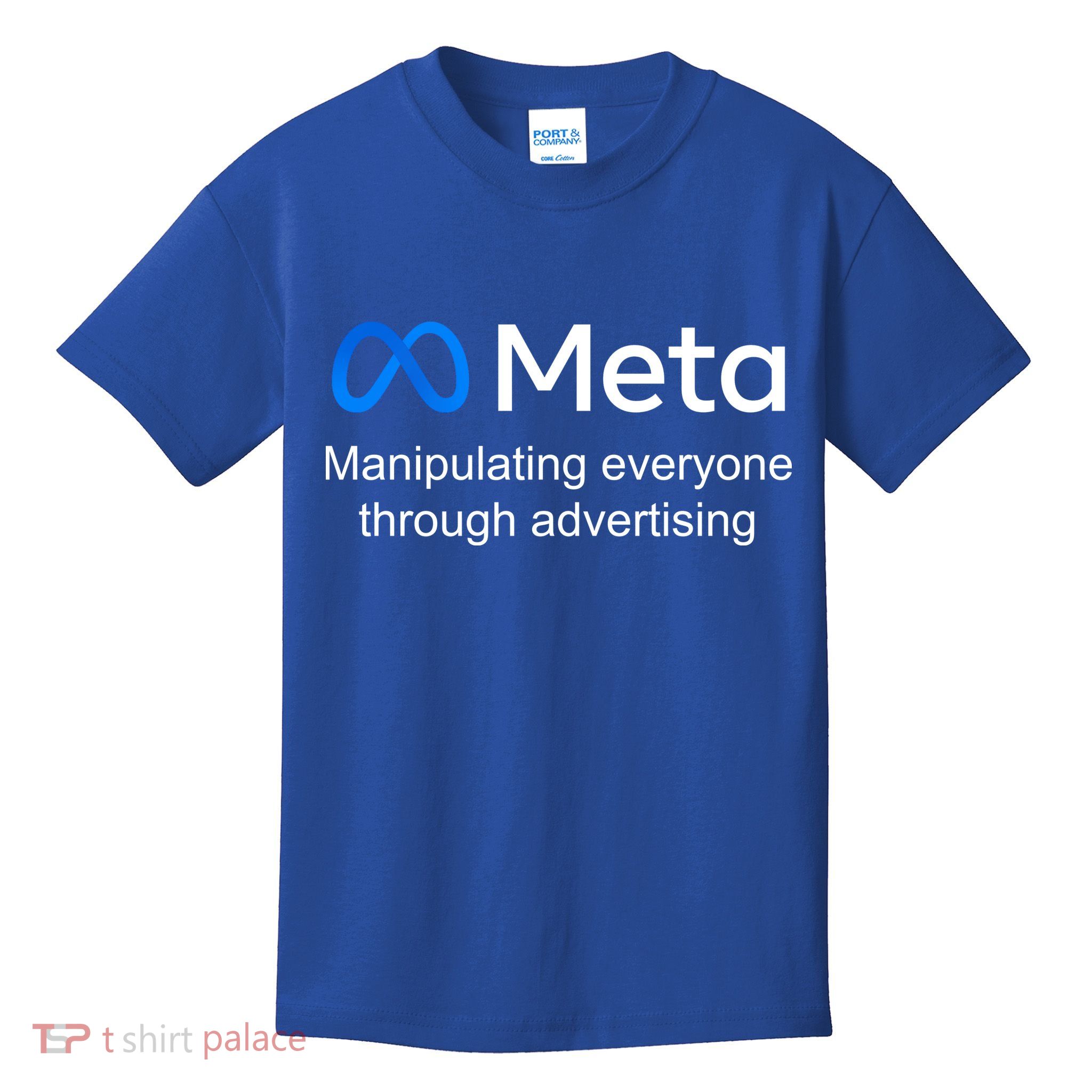 Meta Manipulating Everyone Through Advertising Kids T-Shirt
