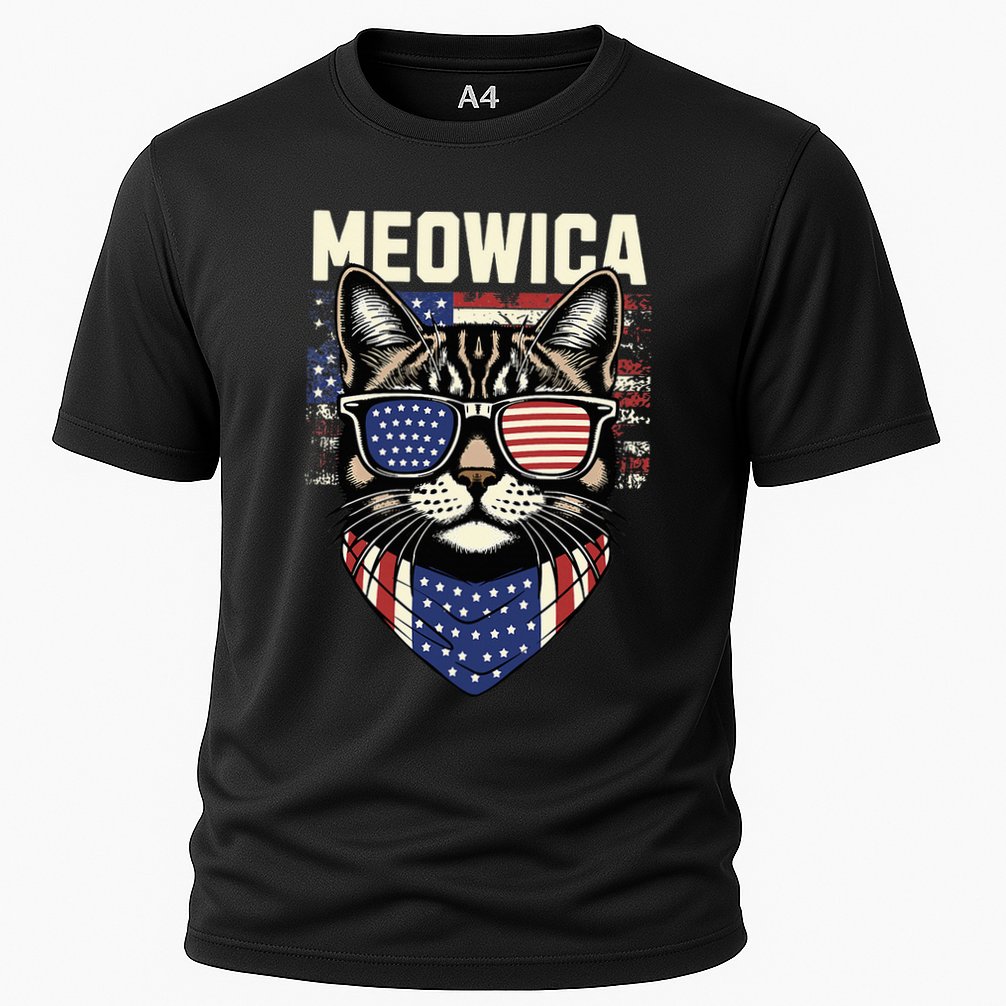 Meowica Cooling Performance Crew T-Shirt
