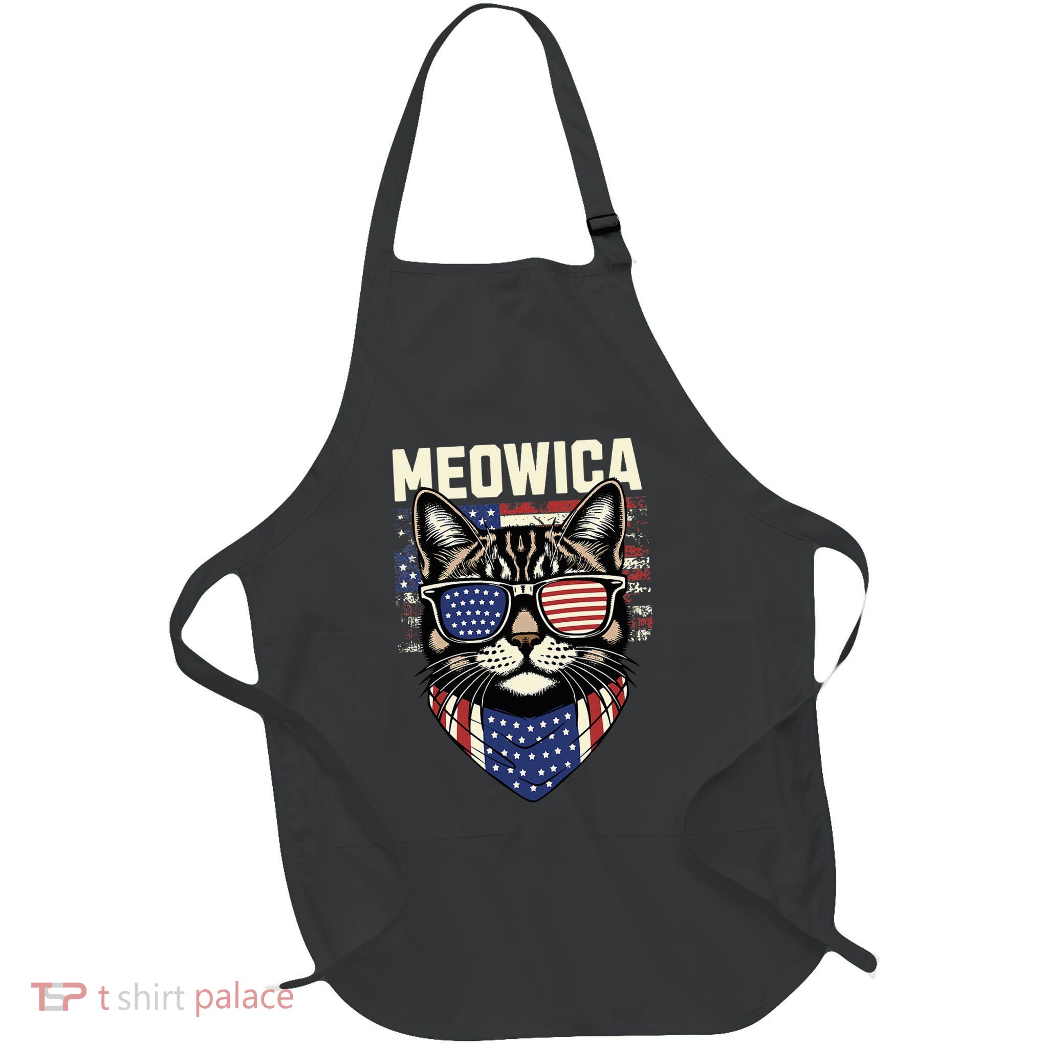 Meowica Full-Length Apron With Pockets