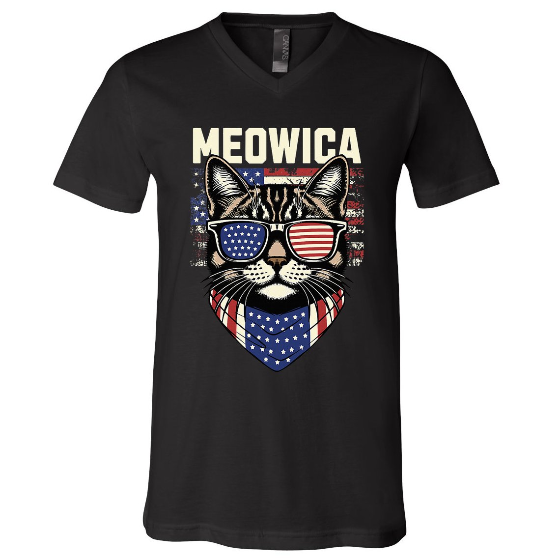Meowica V-Neck T-Shirt