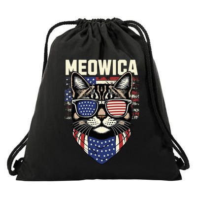 Meowica Drawstring Bag